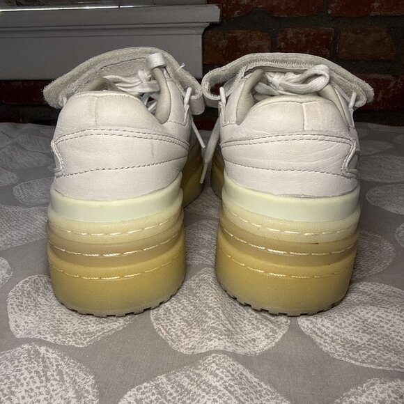 adidas Triple Platforum Low Women's Crystal White GZ8644 Sz 4.5 - Picture 12 of 16